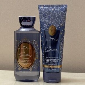 NIB Bath & Body Works Disney Princess Cinderella Body Wash and Lotion Full Size